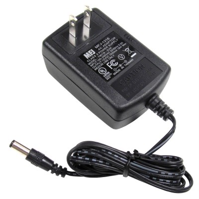 MFJ-1316, 12 volts 1.5 A power supply adapter